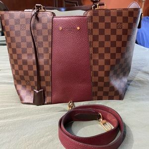 Louis Vuitton Damier Ebene Jersey Tote